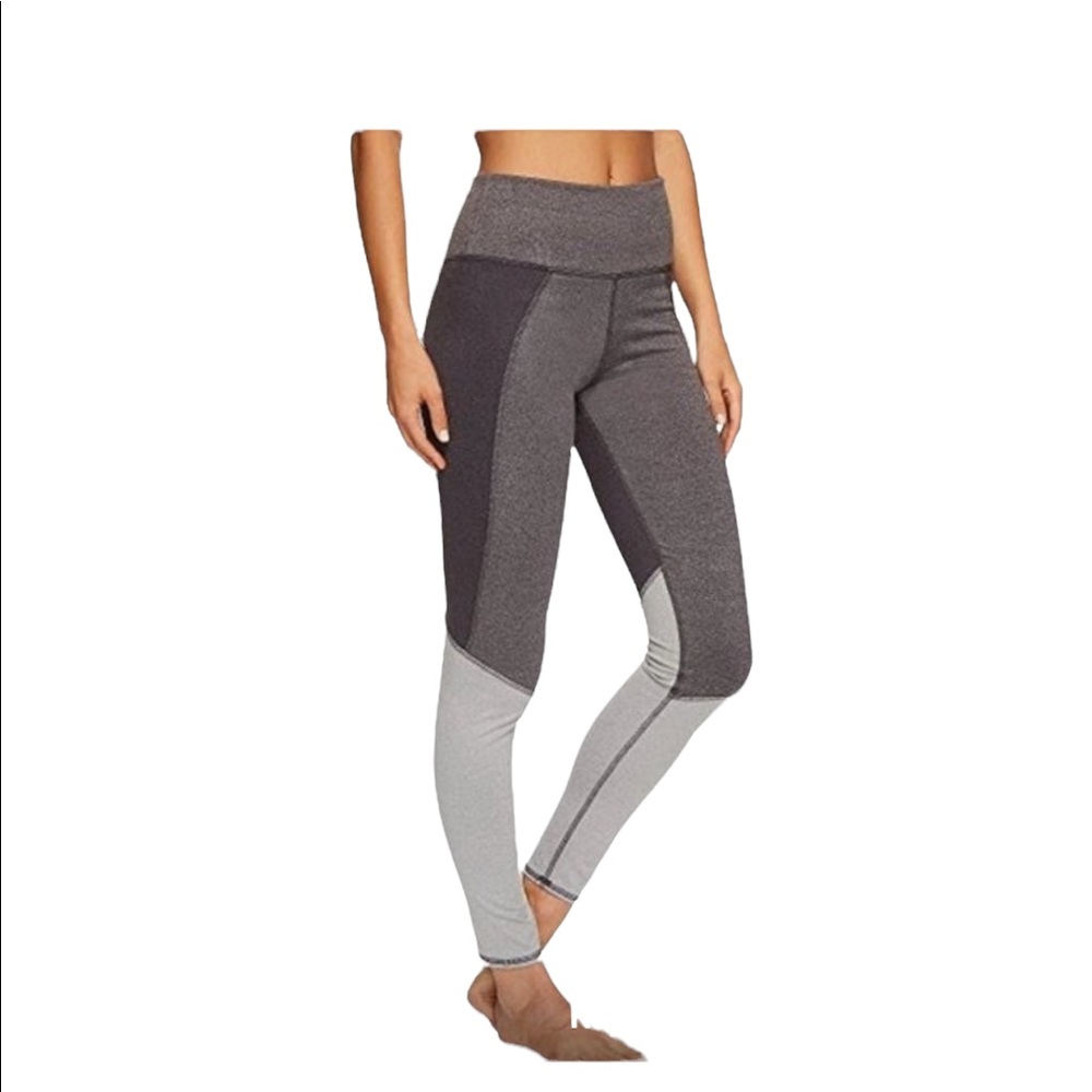 Splendid heather gray color block leggings S